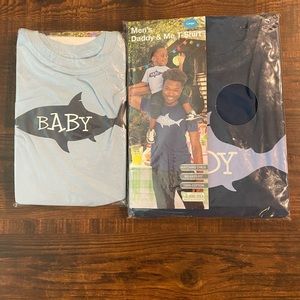 Daddy Shark & Baby shark shirts